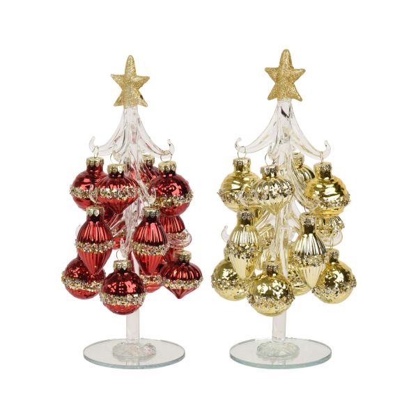 Decoration CHARM TREE H20cm, mix