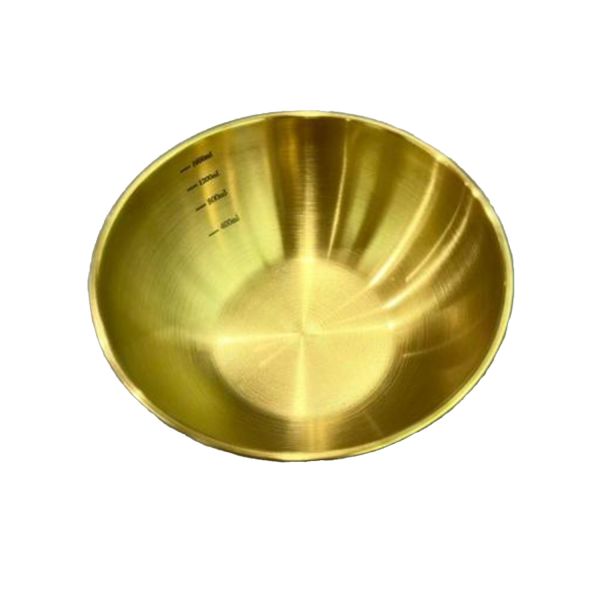 Kauss GOLDY D22xH8cm, kuldne