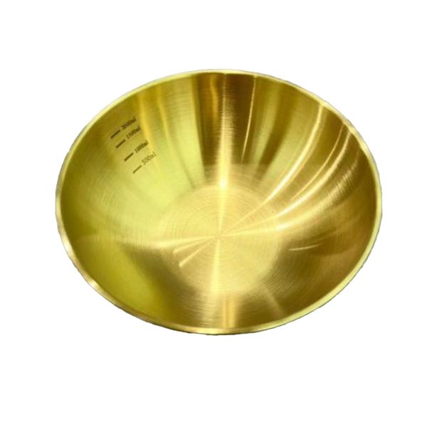 Kauss GOLDY D25xH9cm, kuldne