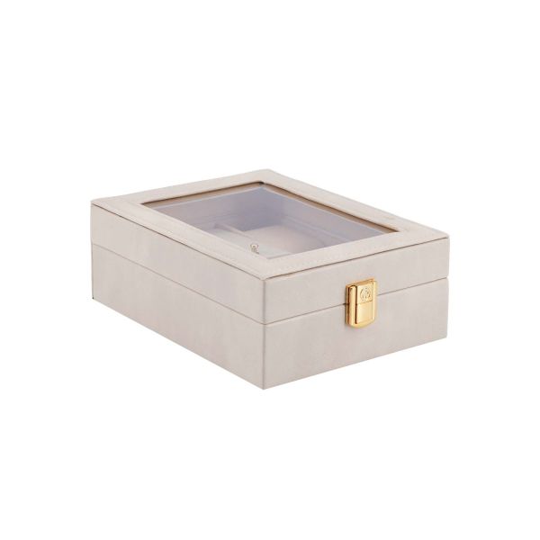 Watch box SHANON 16x20xH7.5cm, white