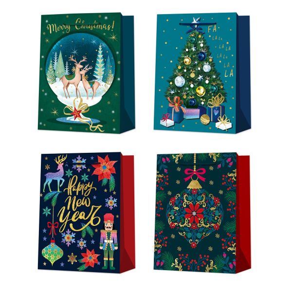 Kinkekott XMAS WISH S, 18x23x10cm, mix