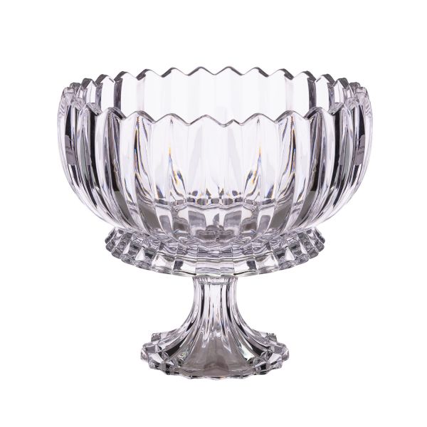 Klaaskauss CRYSTAL D22cm jalaga