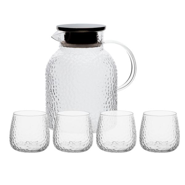 Glass jug+4 glasses DANNY 1780ml