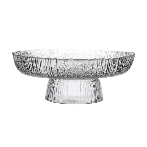 Стеклянное блюдо CORE, D26xH10,5 см