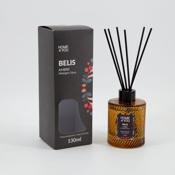 Home fragrance BELIS AMBRE 130ml, Midnight Citrus