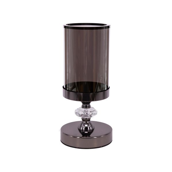 Küünlajalg CHANLE H26cm magnetiga, tumehall
