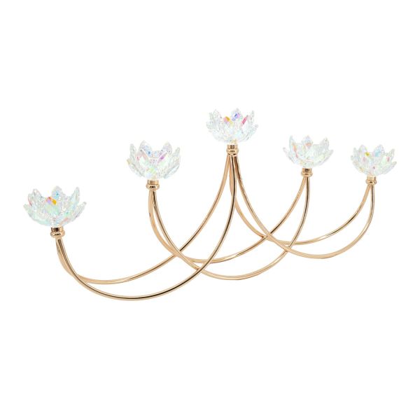 Küünlajalg CHANLE 56xH22cm 5-ne, läikega lill