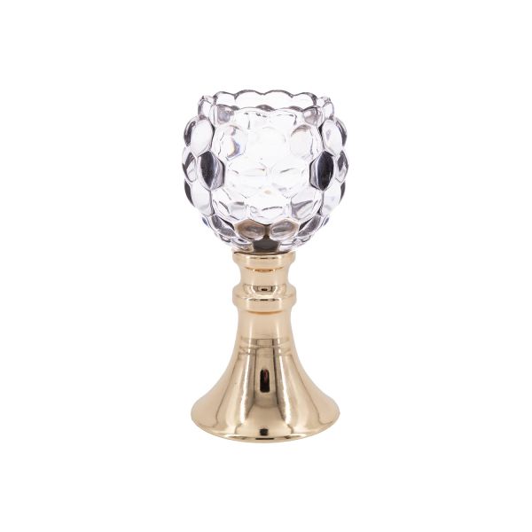 Küünlajalg LAUDRE D8xH15cm, kuldne