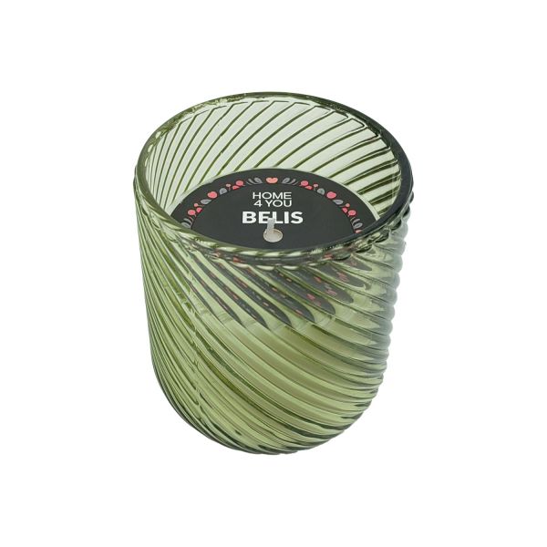 Küünal BELIS JADE D7,6xH9,2cm, Lime Basil & Citrus