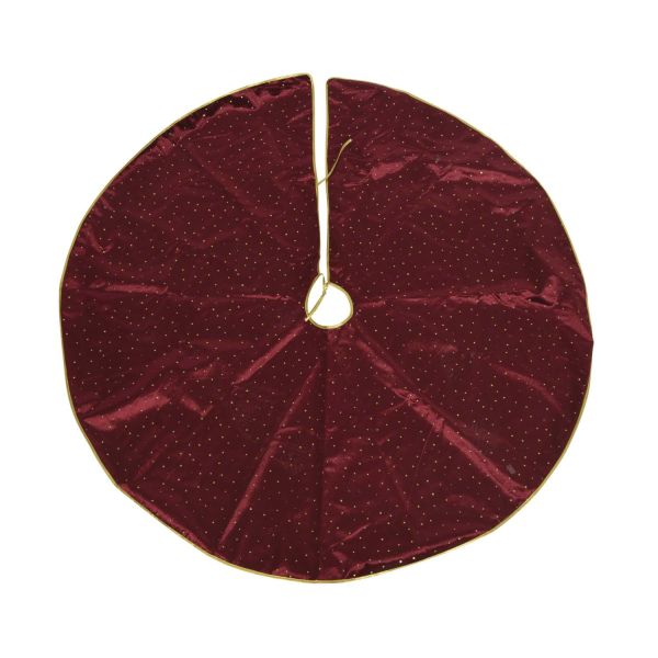 Christmas tree skirt CHARM D120cm, red