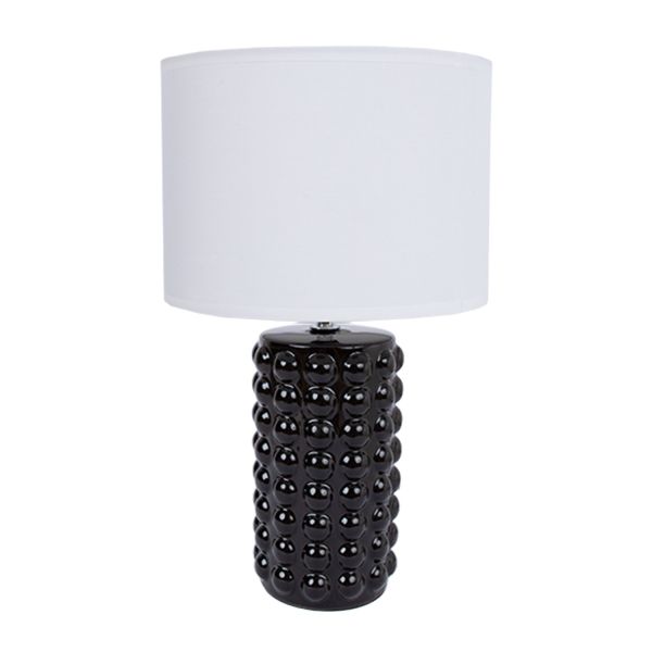 Laualamp DUNIK H39cm, must