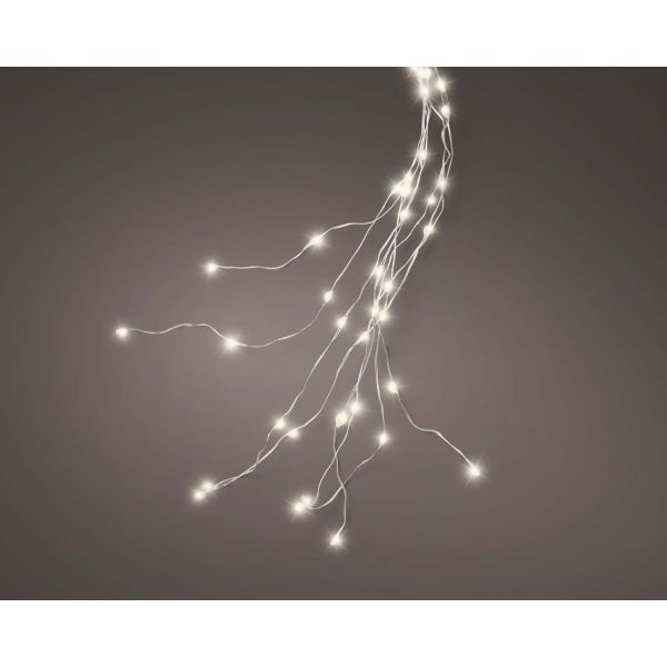LED tuled CHARM BUNCH hõbedane, soe valge