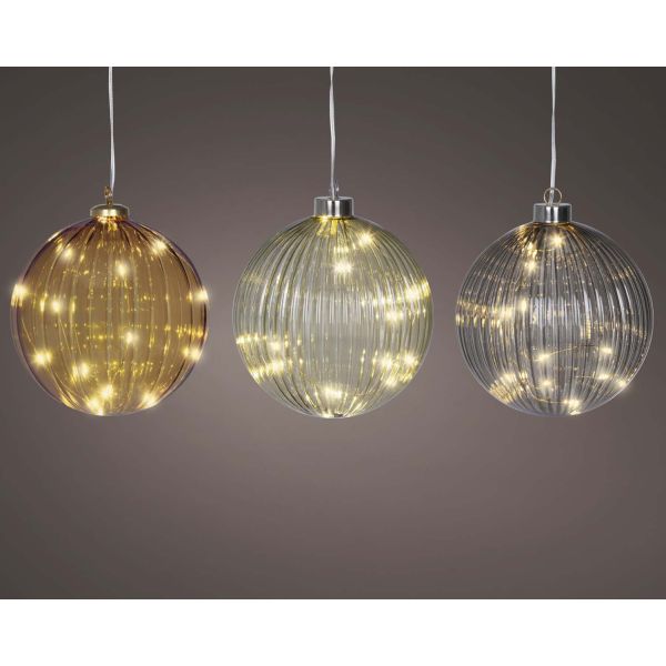 LED light CHARM BALL D14cm, warm