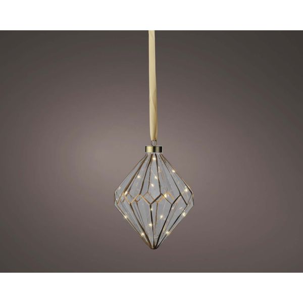 LED light CHARM DIAMOND H20cm, warm white