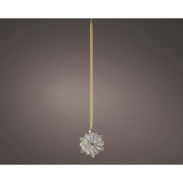 LED light CHARM FLOWER H19cm, warm white