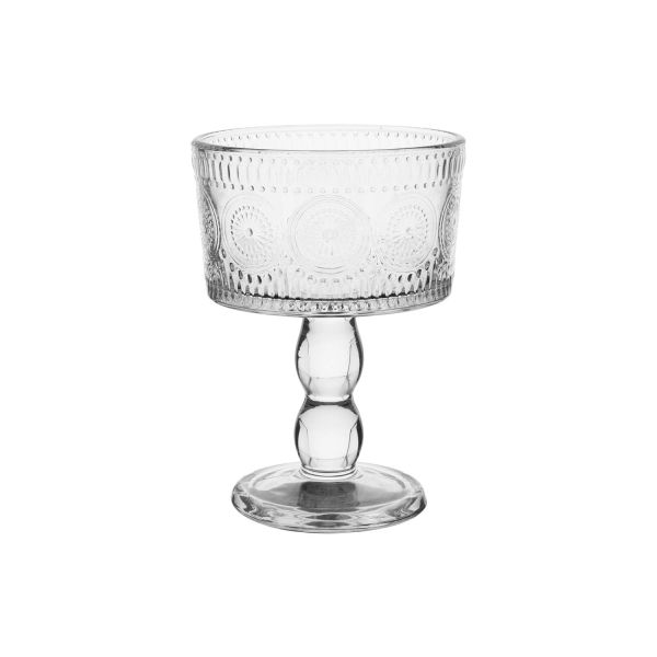 Magustoidupokaal/küünlahoidja SOLENE D8,5xH12cm klaasist
