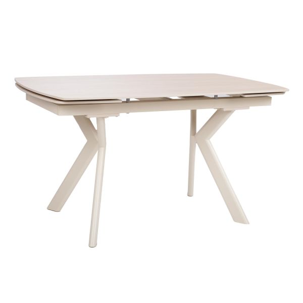 Söögilaud SANTINO 30+140+30x80xH76cm, beež
