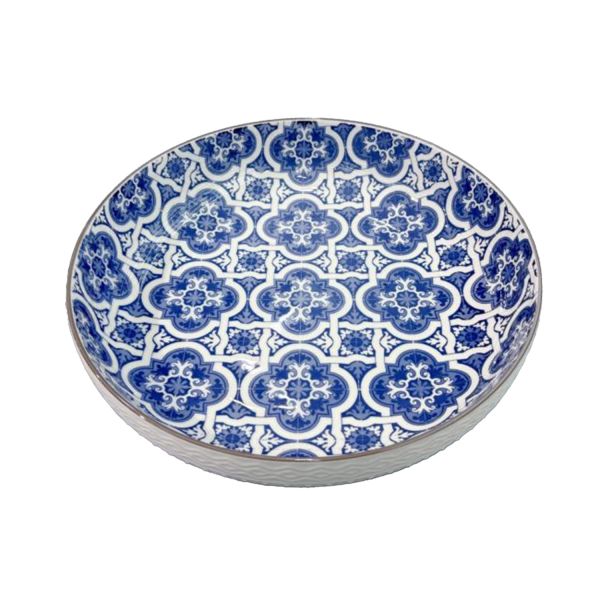 Vaagen GREECE D30,7xH6,7cm, tumesinine muster