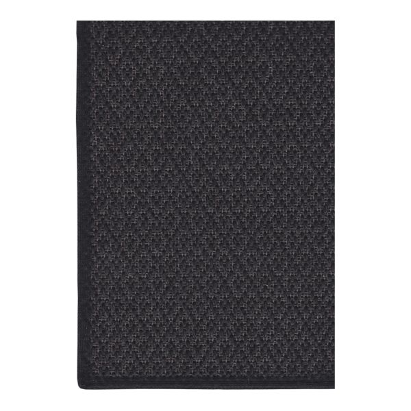 Carpet BELLO 100x160cm, black, flatweave