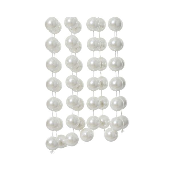Garland CHARM BEAD XXL white