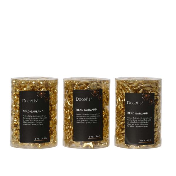 Garland CHARM SHINY golden