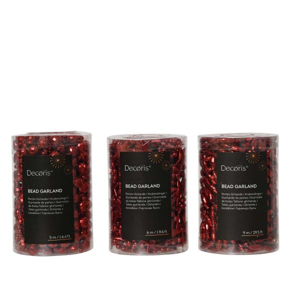 Garland CHARM SHINY red