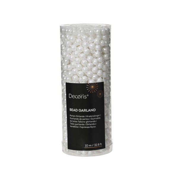 Garland PEARL 10m, white