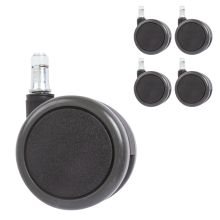 Toolirattad 5tk, D65mm, piduriga, must