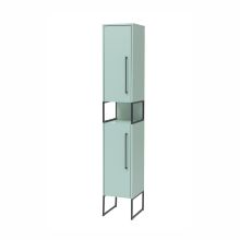 Tall bathroom cabinet LIMONE 30x33xH183cm, mint green