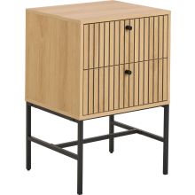 Bedside table ALBANY 45,6x40xH70cm, natural