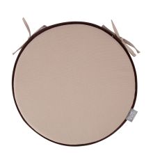 Cushion MY COTTON for chair D39cm, light beige
