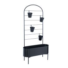 Подставка для цветов DEIA 70,5x26xH137см, черная