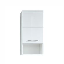 Wall cabinet MONTE 37x28xH76cm,  white gloss