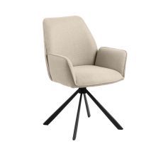 Tool GLENDA käetugedega, beež