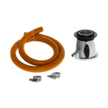 Gaasiregulaator MUSTANG D10mm, voolik 1,2m