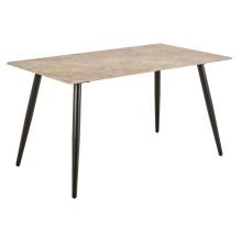 Dining table WICKLOW 140x80xH75cm, brown