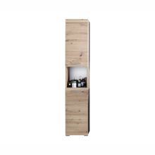 Bathroom cabinet AMANDA 37x31xH190cm, wild oak