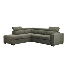 Nurgadiivanvoodi ODELIA-2 VN 263x227xH81/97cm, heleroheline