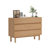 Sideboard SUNNY 120x40xH85cm, melamine oak