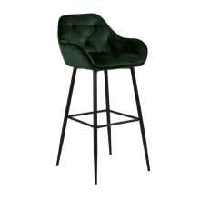 Bar stool BROOKE forest green