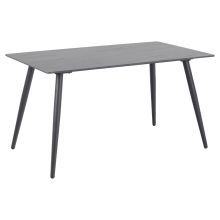 Dining table WICKLOW 140x80xH75cm, black