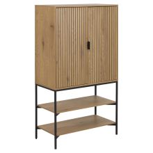 Cabinet JAIPUR 80x40xH140cm, oak