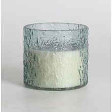 Scented candle in glass NATURE GREEN H9cm, Southern Night