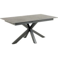 Dining table HEAVEN 168/210x90xH76cm, black
