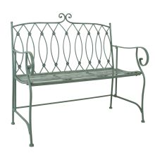 Bench MINT antique green metal