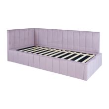 Bed JASPER 90x200cm, mauve rose