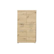 Bathroom cabinet AMANDA 73x31xH132cm, wild oak
