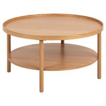 Coffee table BANBURY D80xH42cm, natural