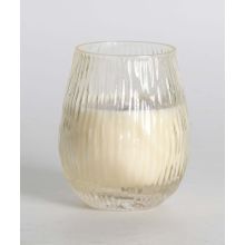 Scented candle in glass NATURE GREEN H10,8cm, Fresh Aromatic