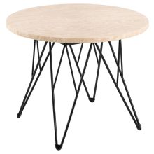 Abilaud PRUNUS D55xH41,4cm, beež/must